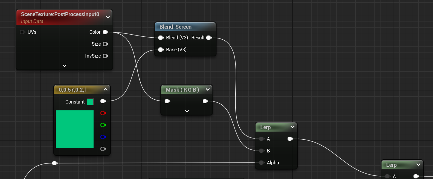 The logic for tinting the environment but leaving the player character untouched